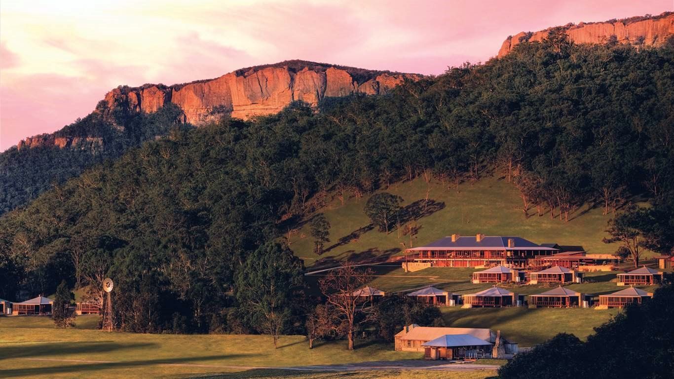 Emirates One & Only Wolgan Valley en su destino