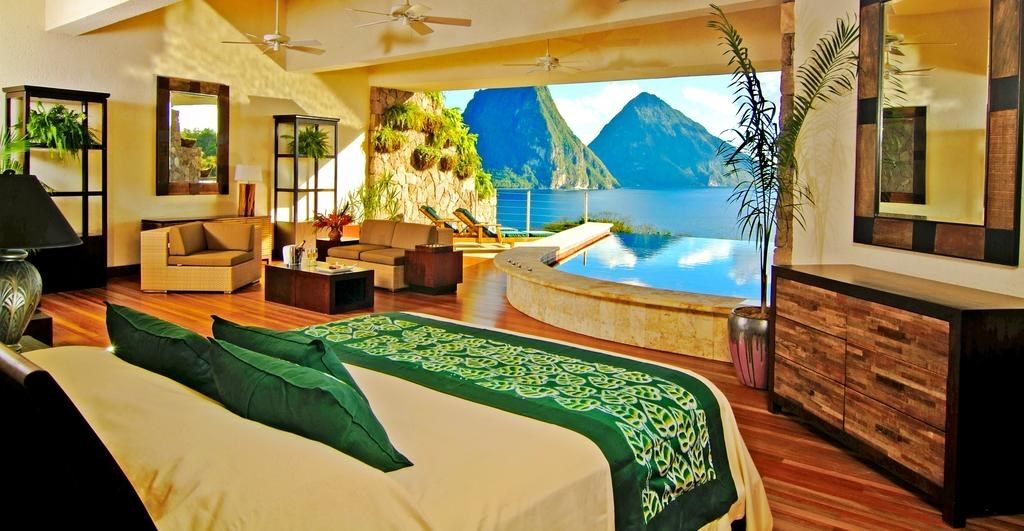 Jade Mountain en Santa Lucia