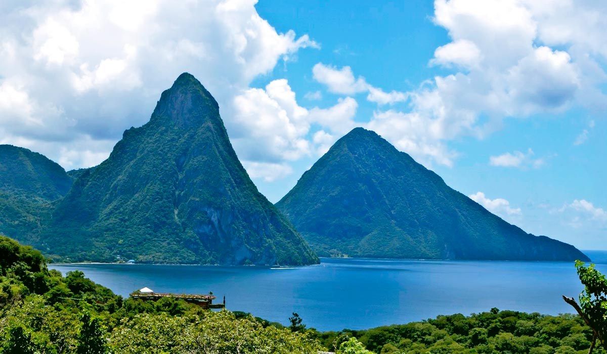 Jade Mountain en Santa Lucia