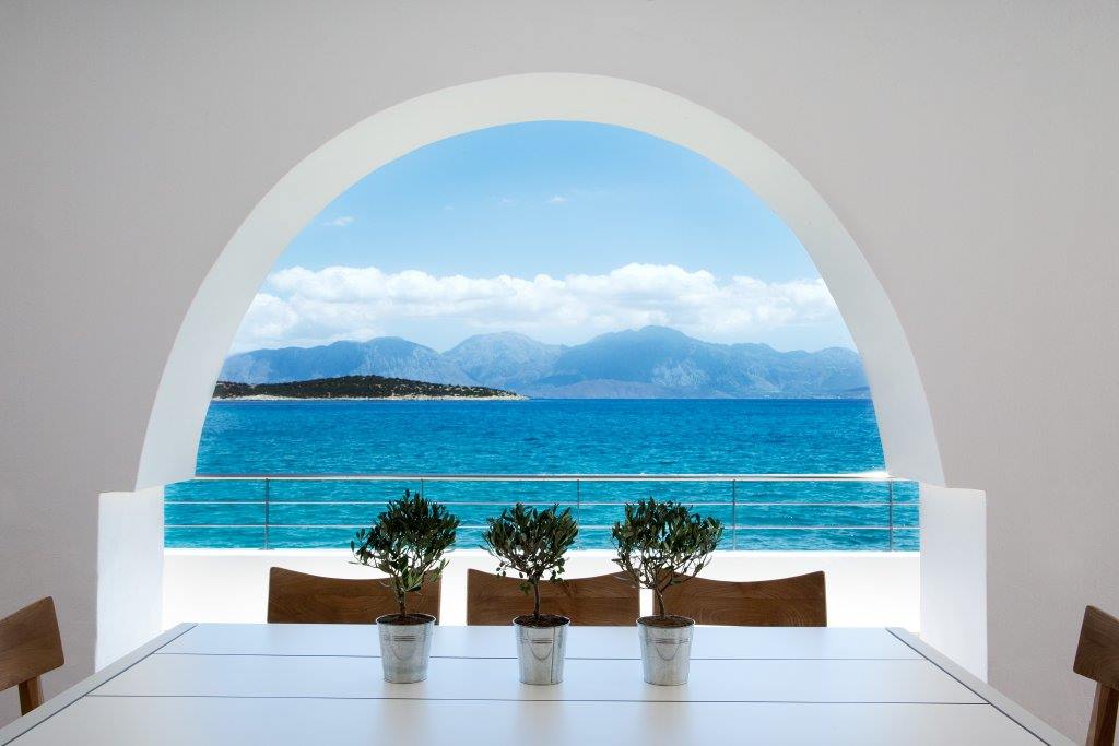 Minos Beach Art Hotel en Creta 