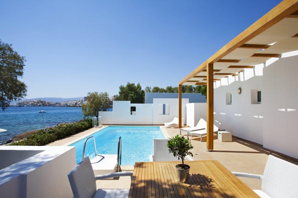 Minos Beach Art Hotel en Creta 