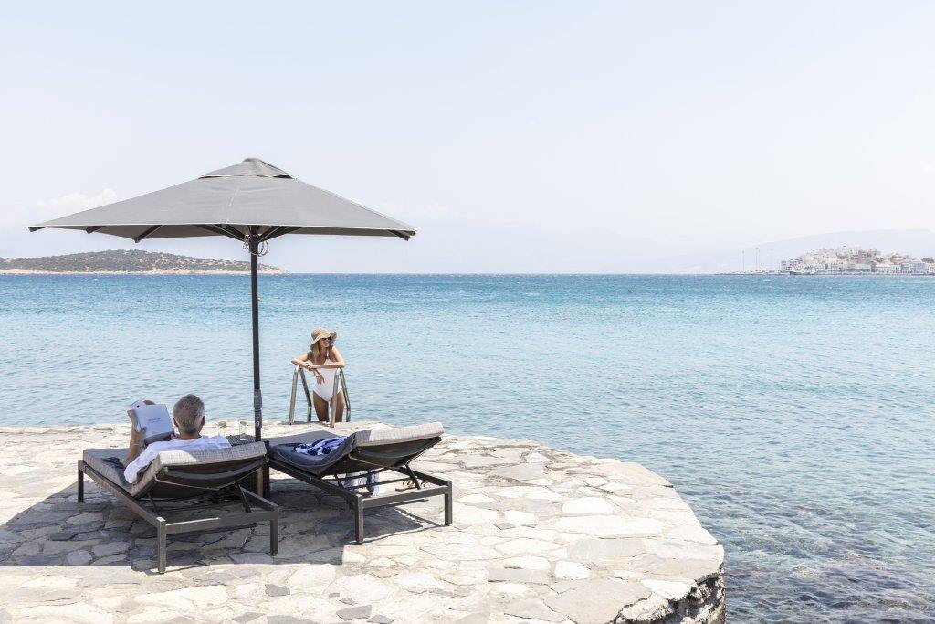 Minos Beach Art Hotel en Creta 