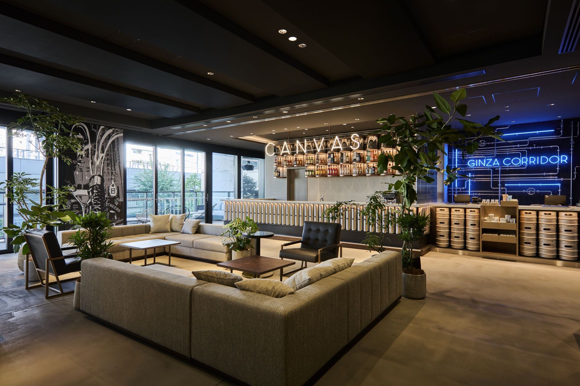 The Royal Park Canvas Ginza Corridor en Tokio