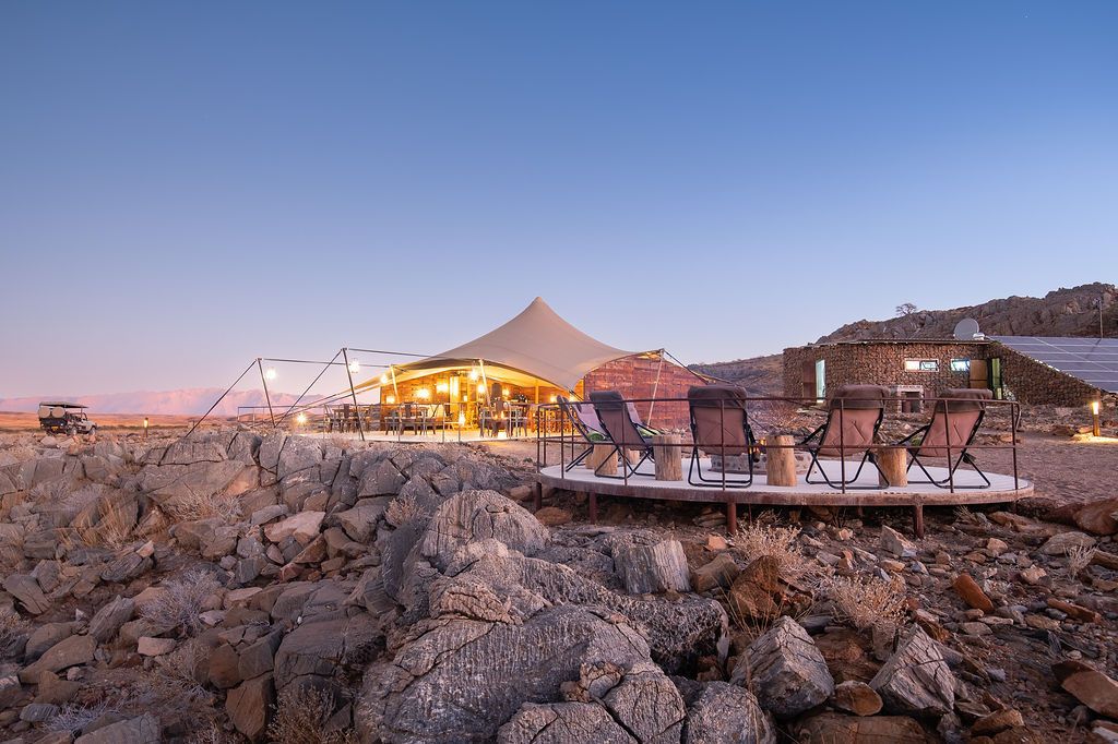 Camp Doros en Damaraland