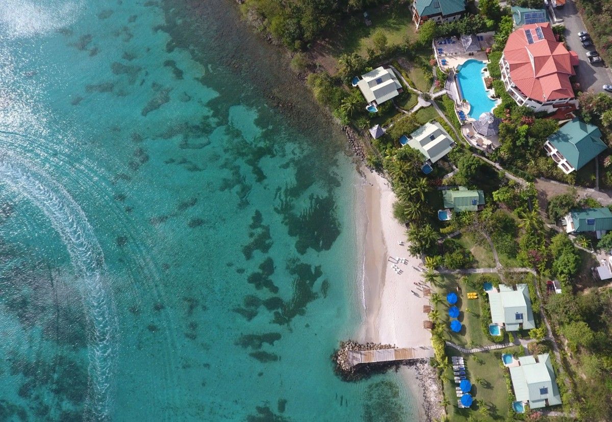 Calabash Cove Resort en Santa Lucia
