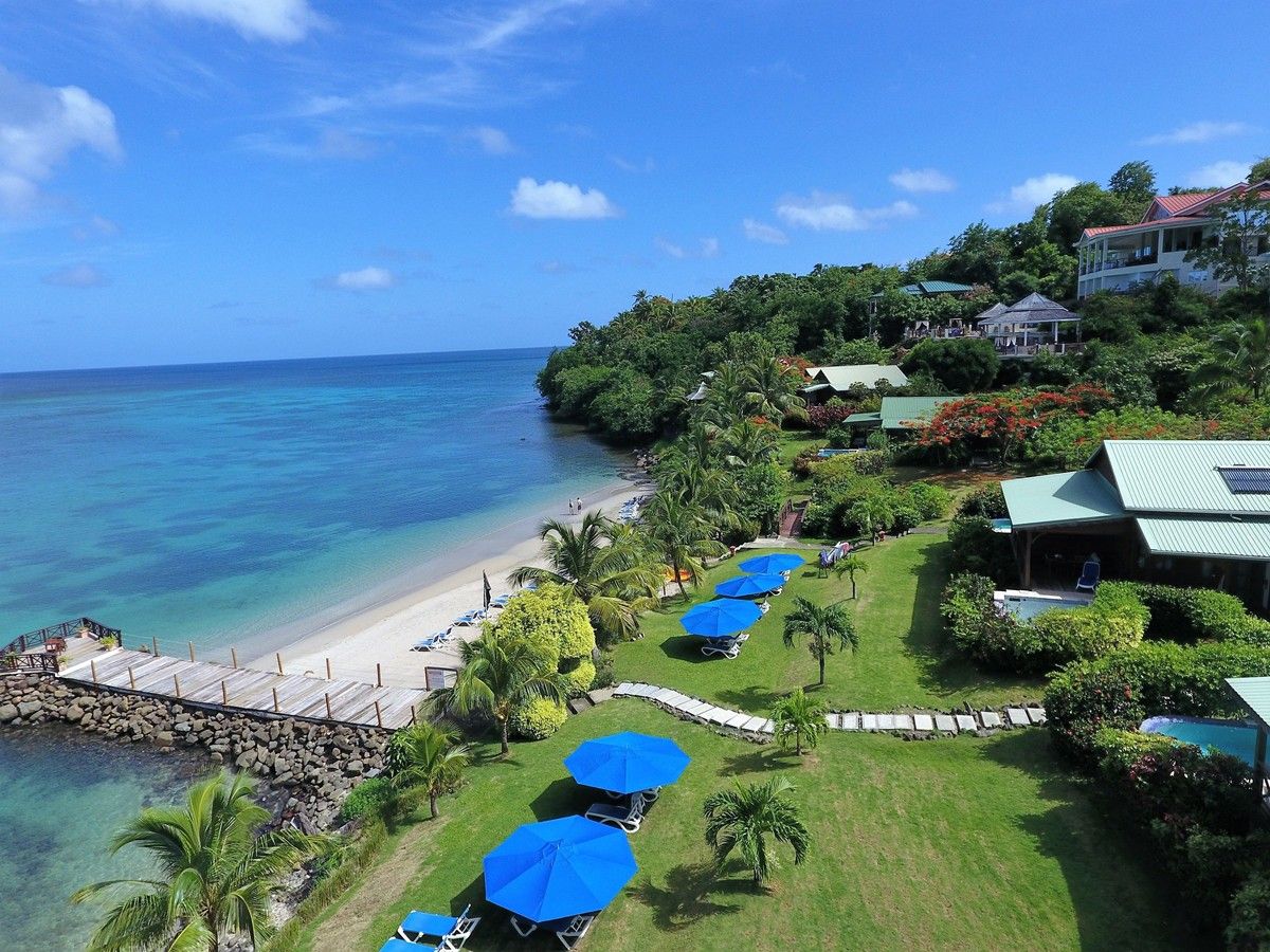 Calabash Cove Resort en Santa Lucia