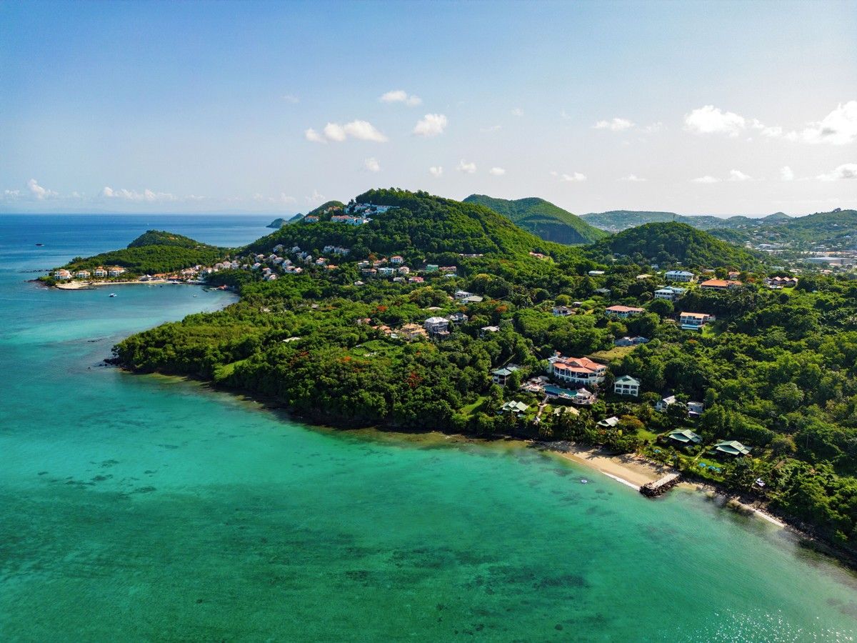 Calabash Cove Resort en Santa Lucia