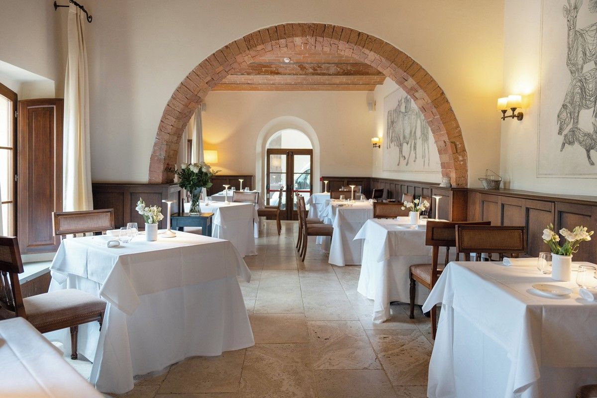 Castel Monastero en Toscana