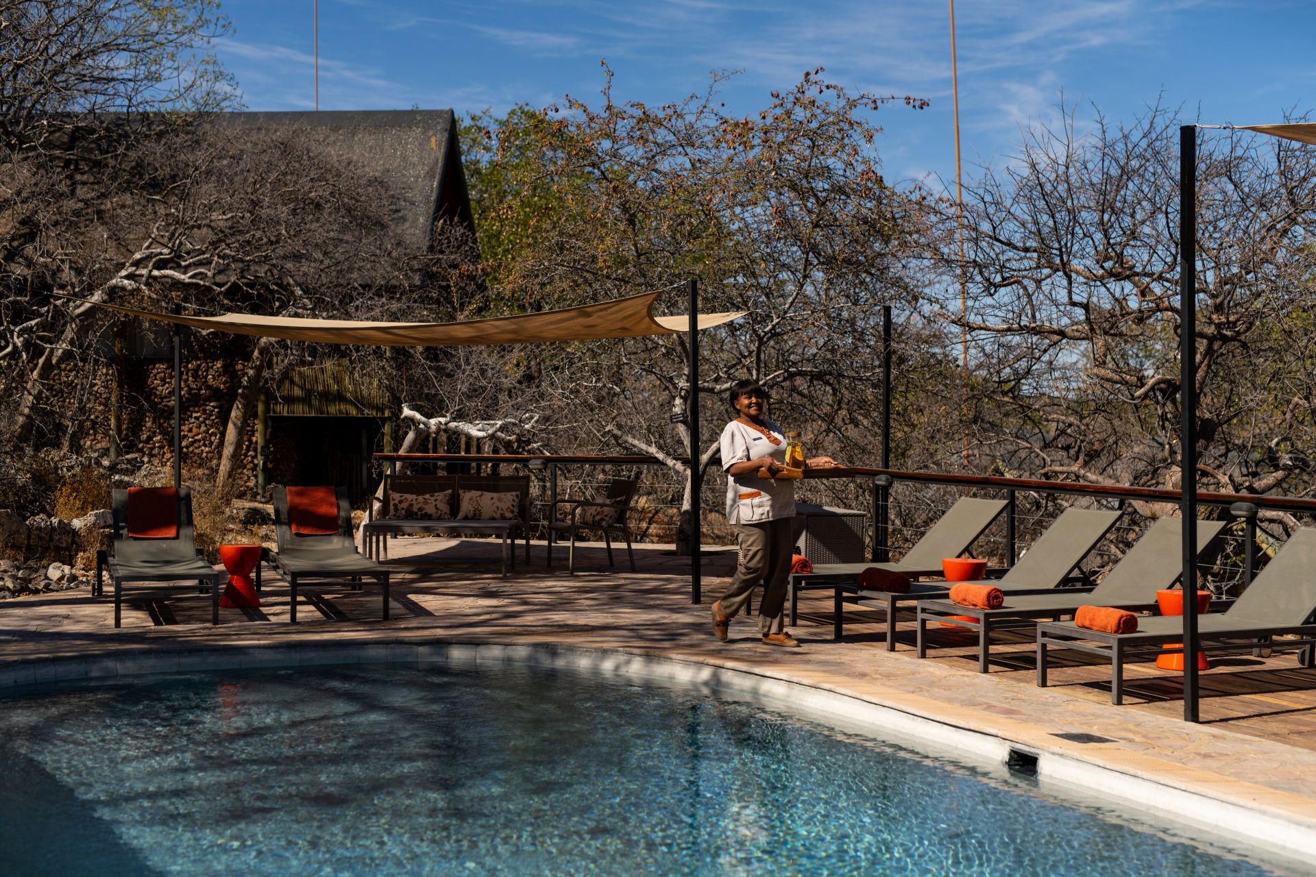 Ongava Lodge en Etosha Parque Nacional 