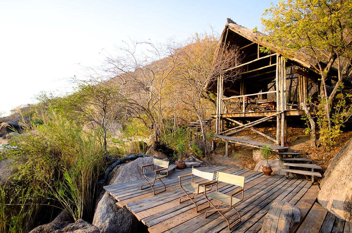 Domwe Island Camp en Parque Nacional del Lago Malawi