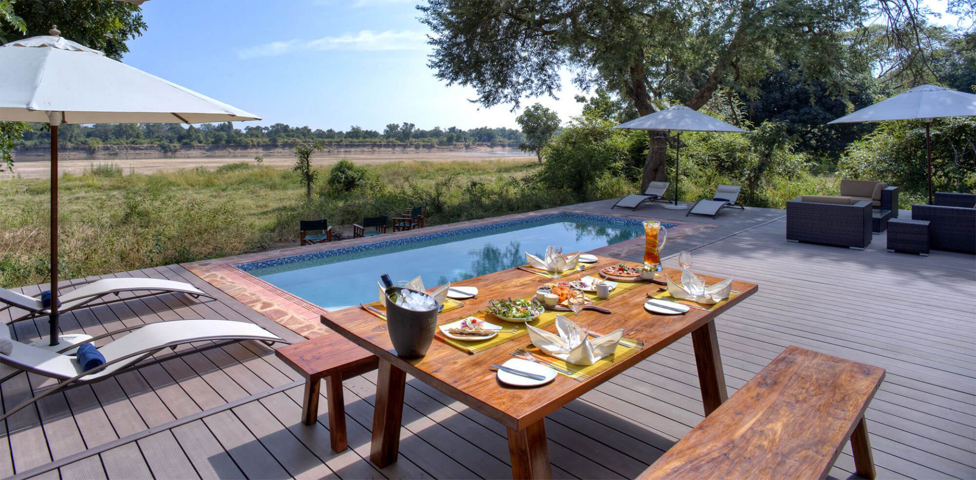 Flatdogs Jackalberry Treehouse en Luangwa Valley