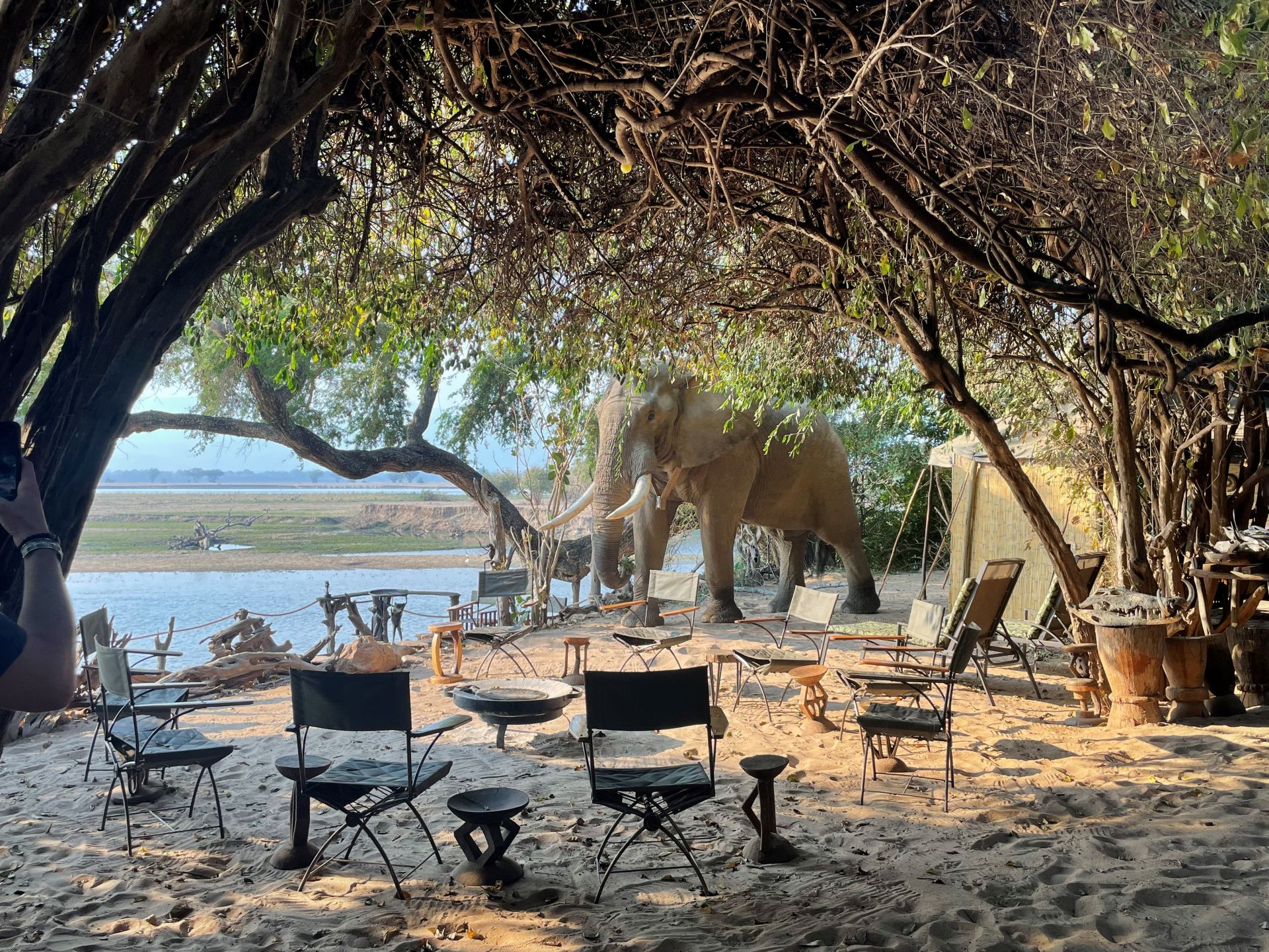 Goliath Camp en Mana Pools