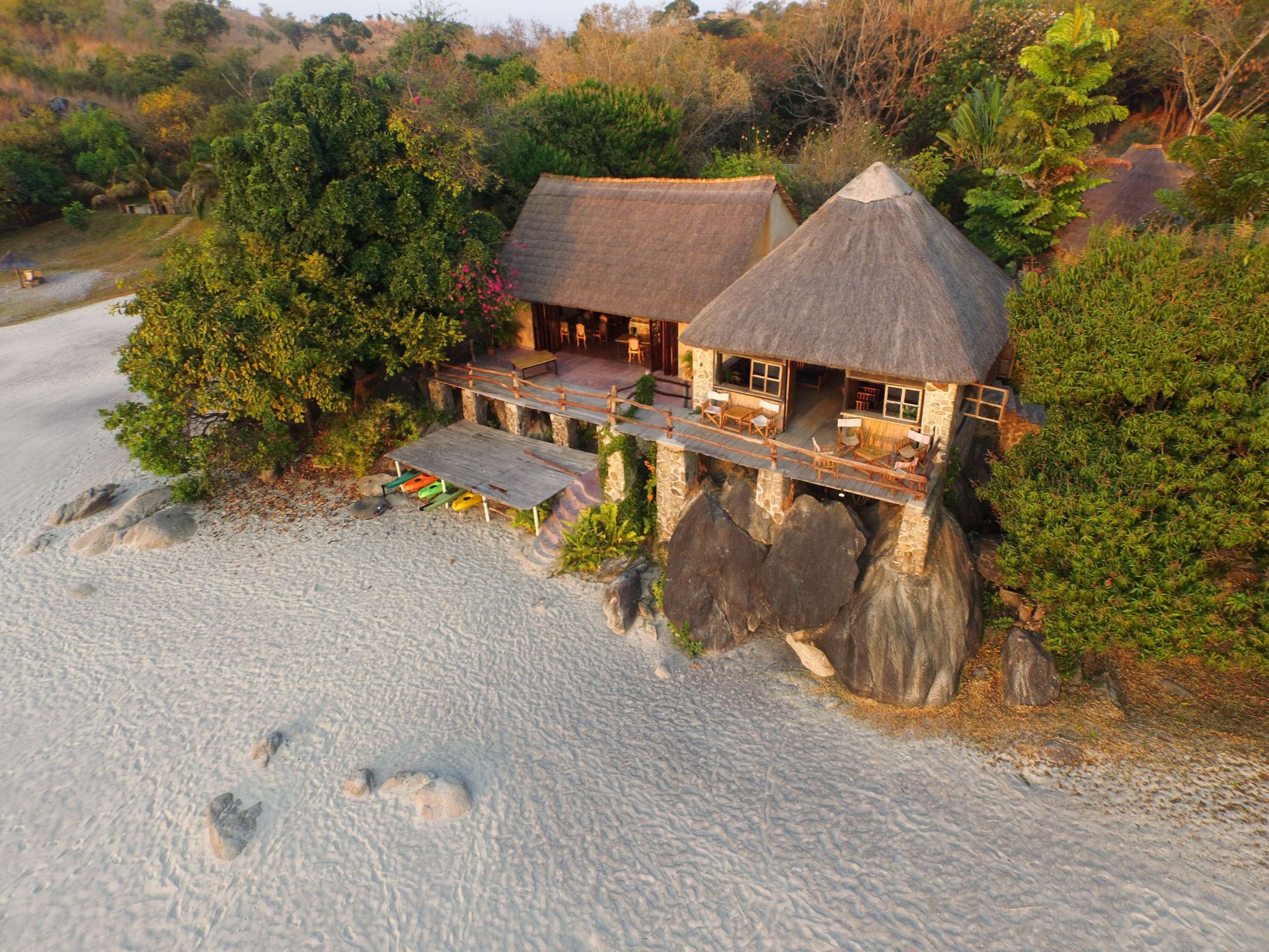 Makuzi Beach Lodge en Lago Malawi