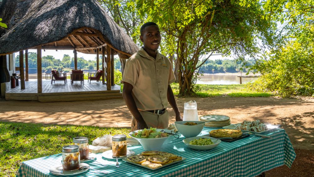Nkwali Camp en Luangwa Valley