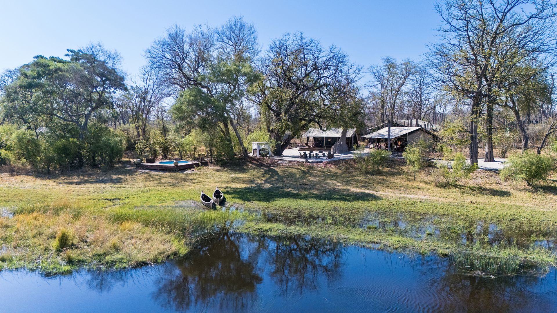 Selinda Explorers Camp en Reserva de Selinda