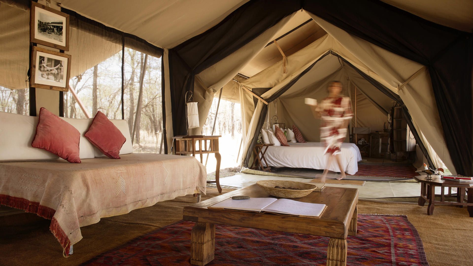 Serengeti south accommodation bedroom interior 2