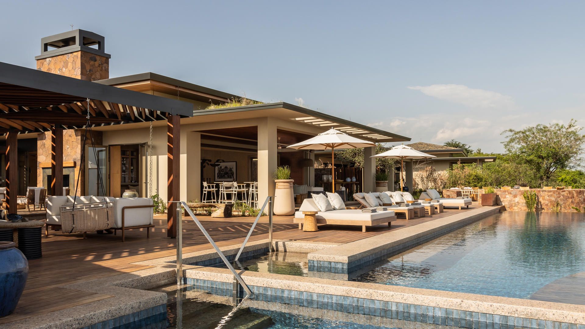 Singita milele main pool 2