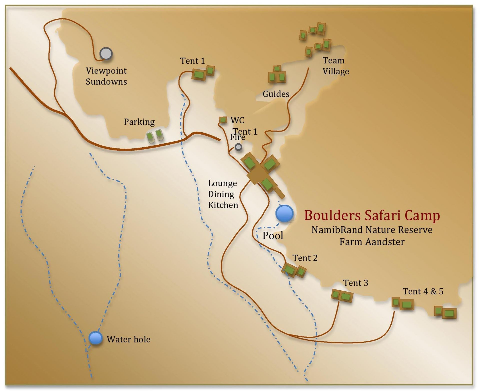 Boulders camp wolwedans namibia