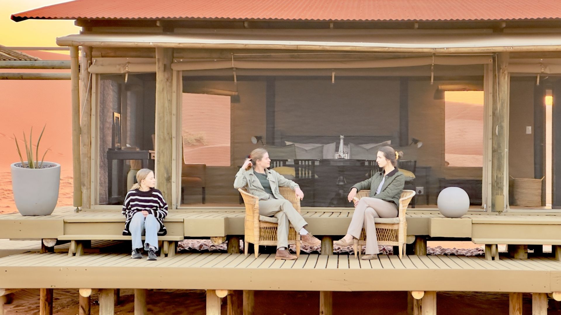 Wolwedans collection desert lodge conversations on the deck