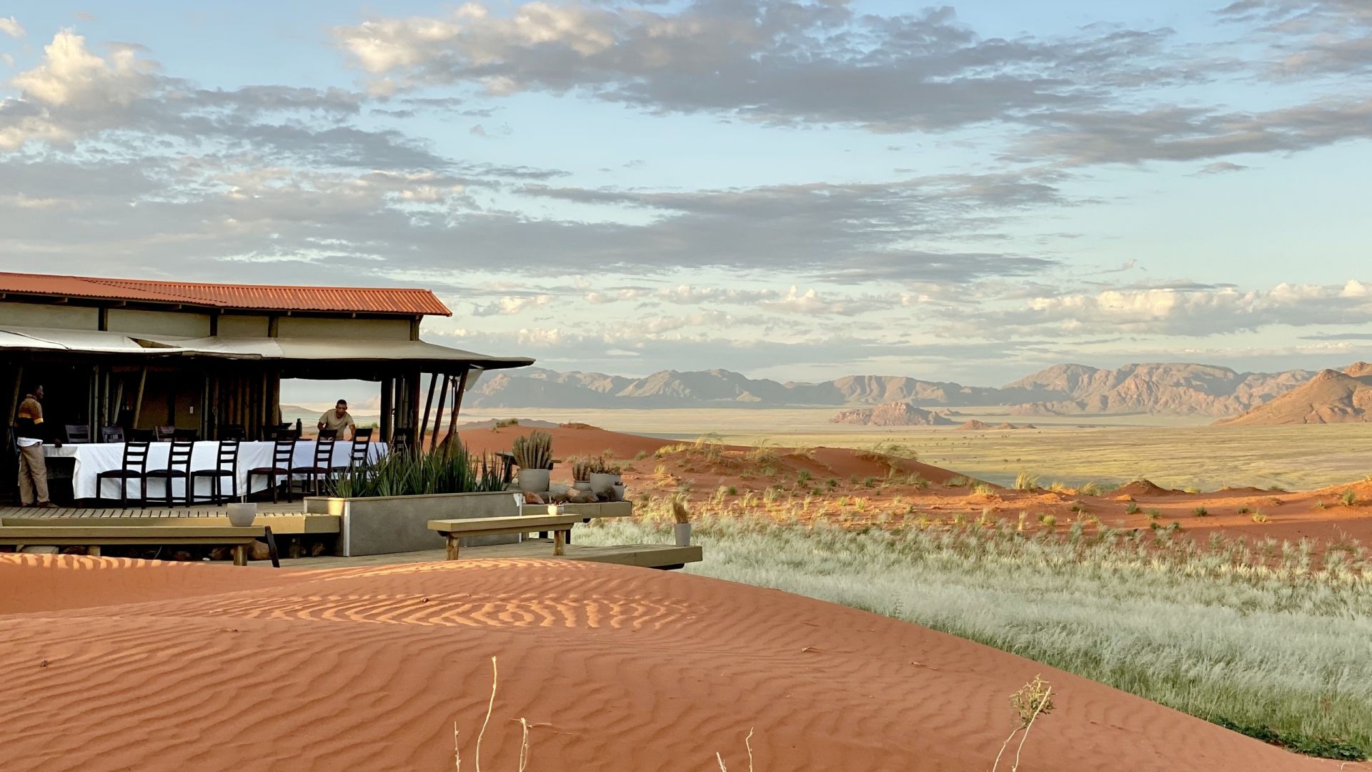 Wolwedans collection desert lodge dining with a view