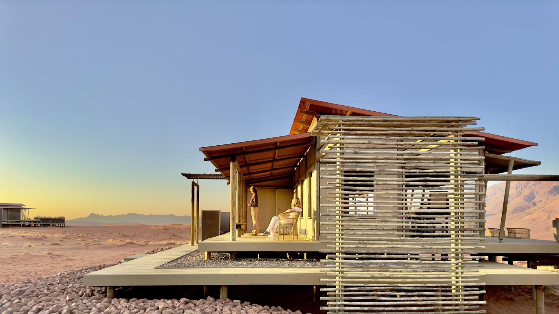 Wolwedans collection desert lodge exterior side