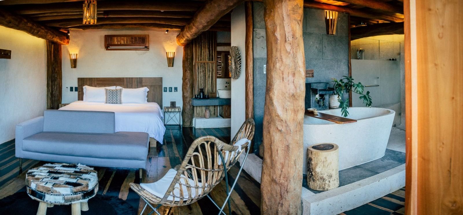 Aldea Kuka en Holbox