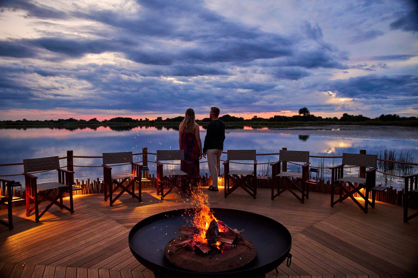 Xugana Island Lodge en Delta Okavango