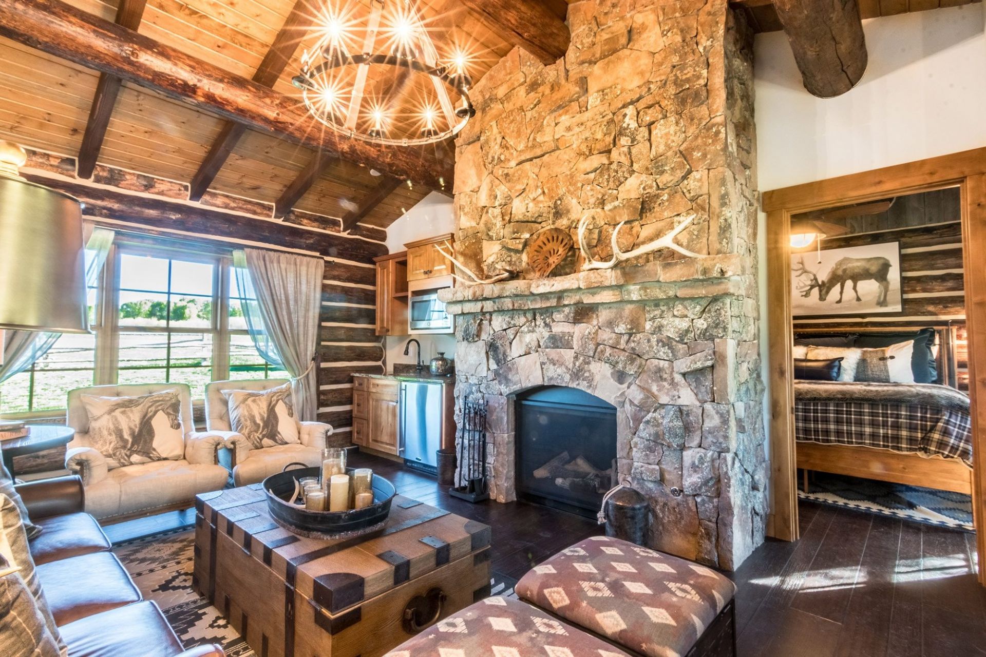 Mellon Cabin Residence Interior Living Room